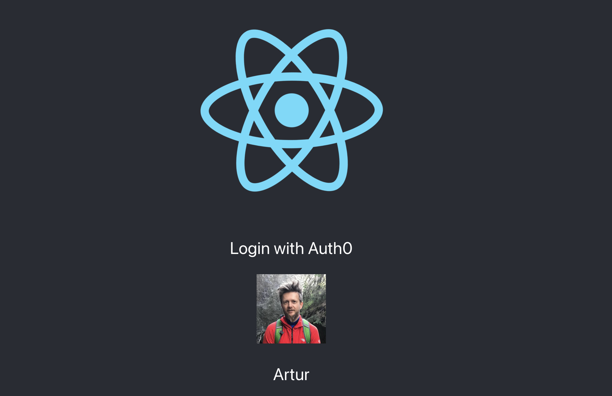 React App Auth0 User Profile Info